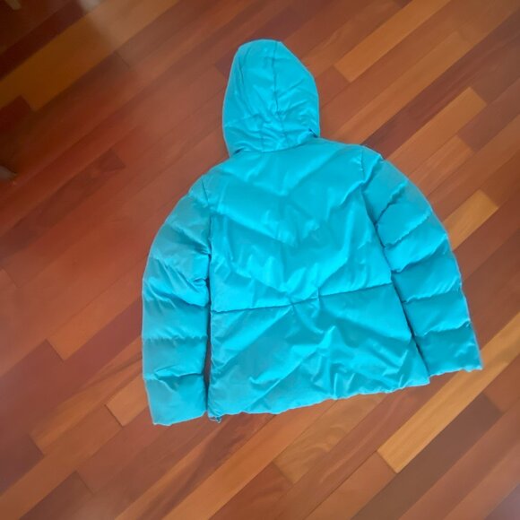 Blue Puffer Jacket Size Medium - Picture 8 of 9